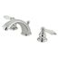 Victorian Elegance Polished Chrome Widespread Bathroom Faucet