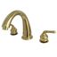 Polished Brass Two-Handle Roman Tub Faucet