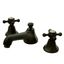 Elegant Metropolitan 8" Widespread Oil Rubbed Bronze Bathroom Faucet
