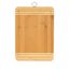 Large Rectangular Bamboo Cutting Board with Drip Edge