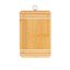 Medium Natural Bamboo Rectangular Cutting Board with Drip Groove