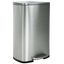 13 Gallon Silver Stainless Steel Pedal Trash Can