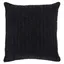 Marcie Black Knitted 22" Square Throw Pillow