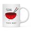 Wok This Way White Ceramic 11oz Coffee Mug