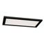 Black Glass LED Linear Flush Mount Light for Indoor/Outdoor Use