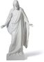 Matte White Porcelain Christ Statue for Valentine's Day