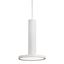 Luna 8" White Steel LED Mini Pendant Light