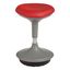 Red Adjustable Height Modern Learning Stool with Vinyl Seat