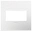 Gloss White 2-Gang Screwless Wall Plate