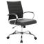 Benmar High Back Ergonomic Swivel Office Chair in Black Leather