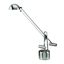 Polished Steel Adjustable LED Desk Lamp with Touch Dimmer