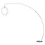 Monita 81" Tall Silver LED Arc Floor Lamp with 3-Way Switch