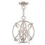 Polished Nickel Mini 3-Light Candle Chandelier