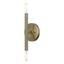 Copenhagen Elegance 2-Light Antique Brass Wall Sconce