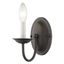 Traditional Bronze Direct Wired 7'' Dimmable Wall Sconce