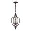 Bronze 3-Light Mini Chandelier with Candelabra Base