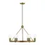 Lansdale Antique Brass 6-Light Contemporary Chandelier