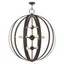 Modesto 42" Bronze Globe Chandelier with 16 Lights