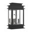 Princeton Classic Black Brass 2-Light Outdoor Wall Lantern with Clear Glass