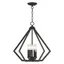 Bronze Prism 5-Light Crystal Chandelier with Candelabra Base