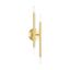 Soho Satin Brass 4-Light Dimmable ADA Wall Sconce