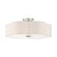 Solstice 22" Brushed Nickel 5-Light Semi-Flush Mount