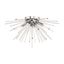 Elysian 20'' Polished Chrome and Crystal LED Flush Mount Light