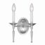 Williamsburgh Brushed Nickel 2-Light Traditional Wall Sconce