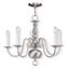 Elegant Williamsburgh 5-Light Brushed Nickel Chandelier