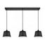 Nota Black Drum 3-Light Adjustable Pendant