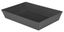 Pre-Seasoned Black Aluminum Rectangular Pizza Pan