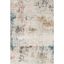 Ivory Abstract Easy-Care Synthetic Area Rug - 11'6" x 15'