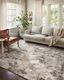 Austen Abstract Natural Mocha Synthetic Area Rug 11'-2" x 15'