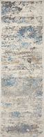 Estelle Ivory Ocean Abstract Wool-Blend Runner Rug 2'-7" x 8'-0"