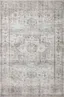 Dove & Blush Medallion 5' x 7' Wool-Synthetic Blend Area Rug