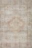 Sage and Multi Medallion Rectangular Wool Area Rug