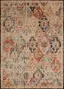 Multicolor Spicy Tones Antique-Inspired 5'-5" x 7'-6" Synthetic Area Rug