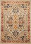 Multicolor Antique-Inspired 4' x 6' Synthetic Area Rug