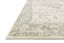 Elegant Ivory Oriental-Inspired Plush Rectangular Rug