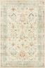 Ivory and Multi Synthetic Stain-Resistant Runner Rug