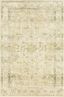 Ivory Oriental Rectangular Stain-Resistant Synthetic Rug