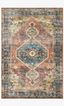 Elysian Blue and Rust Rectangular Accent Rug 3'6" x 5'6"