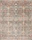 Elegant Navy and Rust 5'-3" x 7'-6" Viscose Area Rug