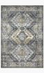 Skye Oriental Graphite & Silver Easy-Care Runner Rug