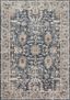 Teagan Denim & Pebble 7'11" x 10'6" Oriental Synthetic Area Rug