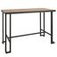 Rustic Farmhouse 24'' Grey-Brown Reclaimed Wood Counter Table