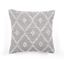 Light Gray Cotton Polyester Nordic Throw Pillow Cover