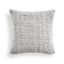 Gray Sherpa Reversible Soft Throw Pillow Cover 20" x 20"