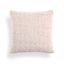 Blush Polyester Sherpa Reversible Decorative Pillow Cover