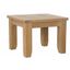 Luxe 22'' Natural Teak Outdoor Side Table